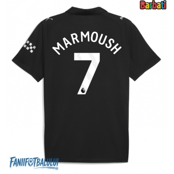 Manchester City Omar Marmoush #7 Tricou Fotbal Replică 2025-26 Barbati Deplasare